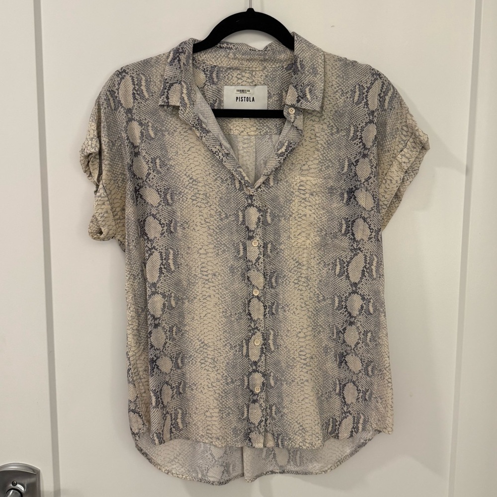 Pistola Snakeskin Top - Picture 1 of 4